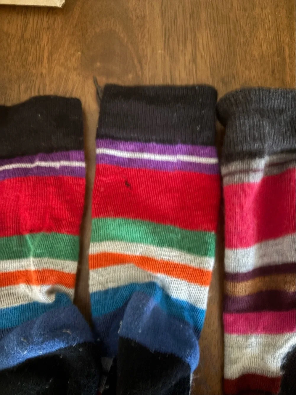 Striped Multicolor Women’s Smartwool Cushion Crew Socks x2